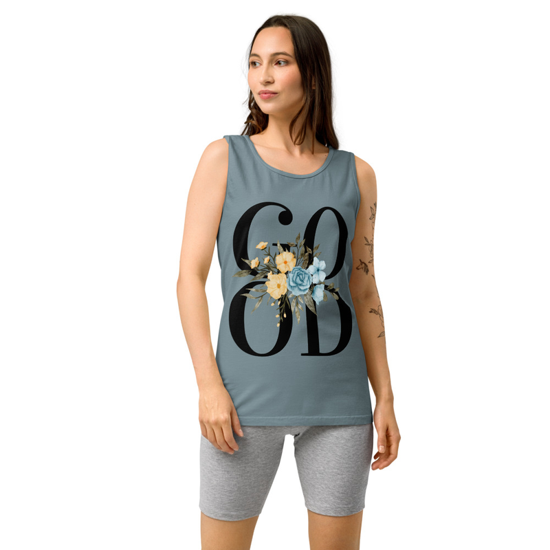 Good Floral Women's Tank Top | Genesis Creation Christian Top