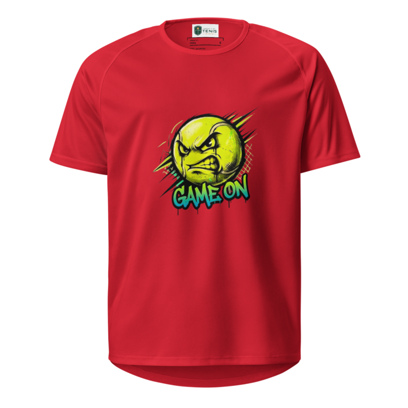 Playera Game On | Escuela de Tenis Mante copia – XL, Red