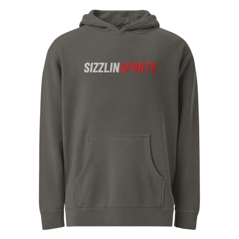 Unisex pigment-dyed hoodie
