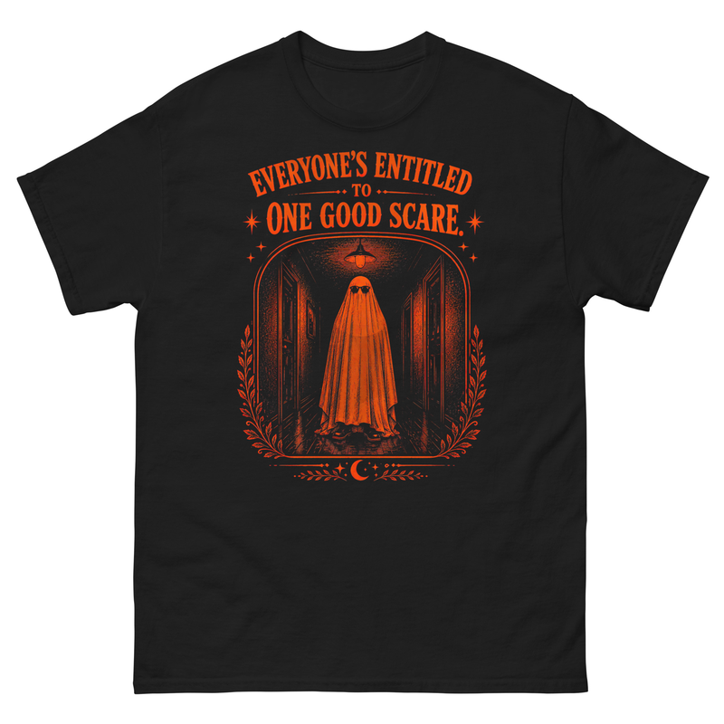 Vintage Halloween Ghost Tee | Retro Horror Movie Inspired T-Shirt | Spooky Season Graphic Shirt