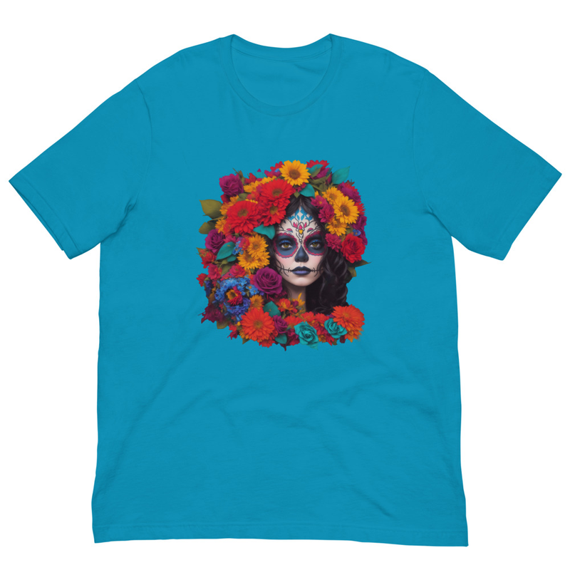 Catrina: Camiseta unisex · Aguamarina