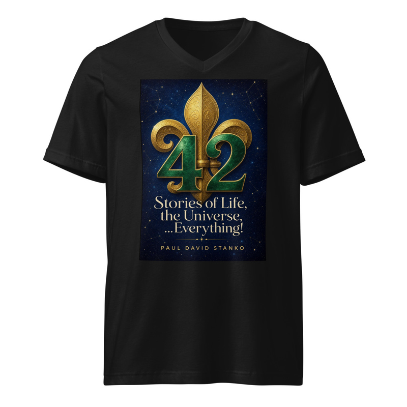 42 Unisex Short Sleeve V-Neck 