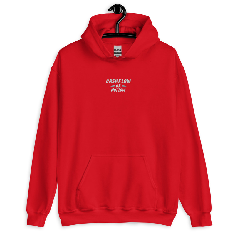 #CashflowOrNoflow Embroidered Hoodie