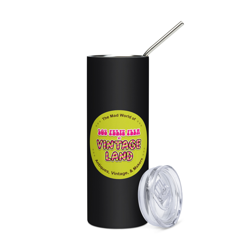 Los Feliz Flea at Vintage Land Stainless steel tumbler