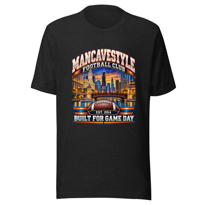 ManCaveStyle Chicago Football Club Tee — Windy City Edition