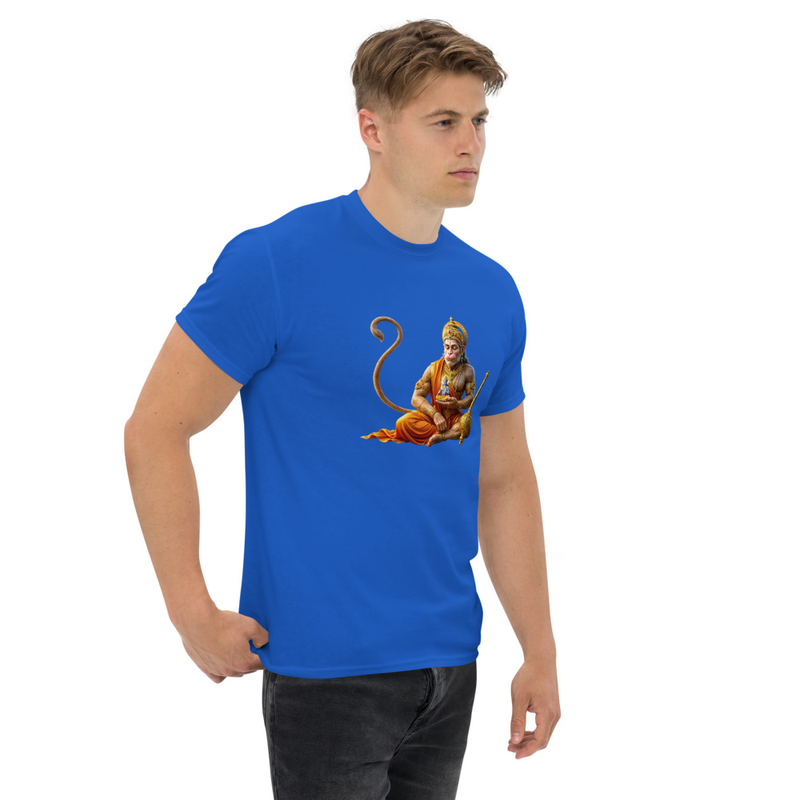 Hanuman Meditation Tee – S, Royal