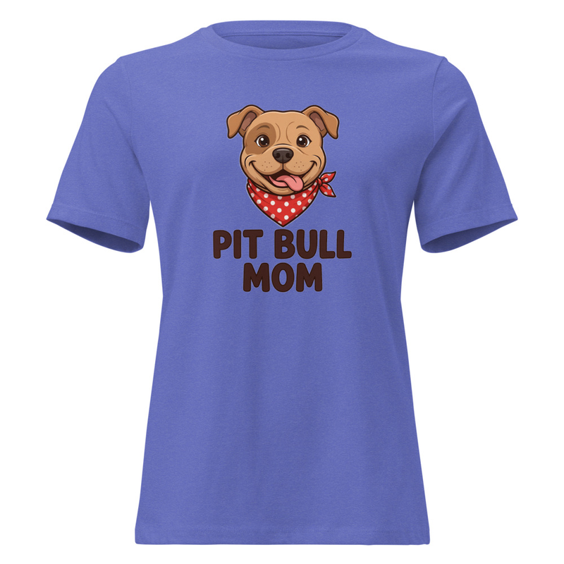 Women's Pit Bull Mom Relaxed T-Shirt – view 2