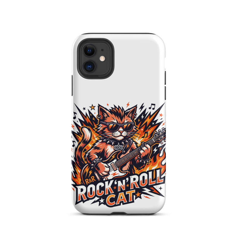 Tough Case for iPhone®: Rock N Roll Cat