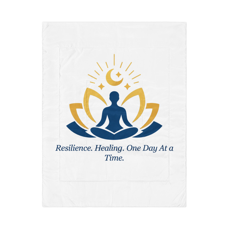 Resilience. Healing Comforter- One Day At A Time