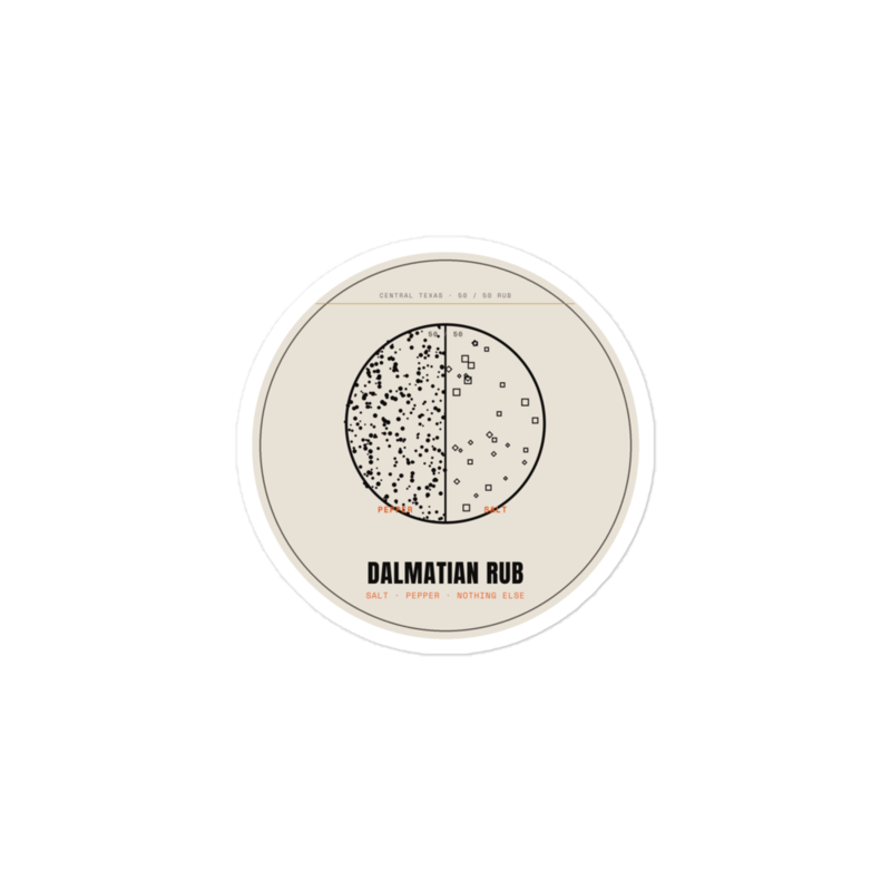 Dalmatian Rub Sticker mockup