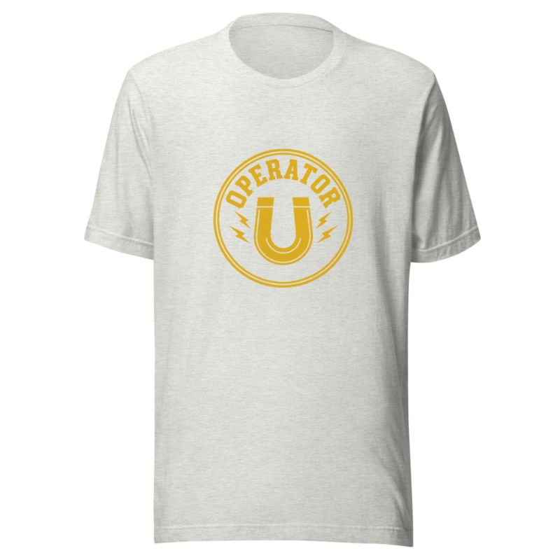 Operator Badge Tee — Black, view 2