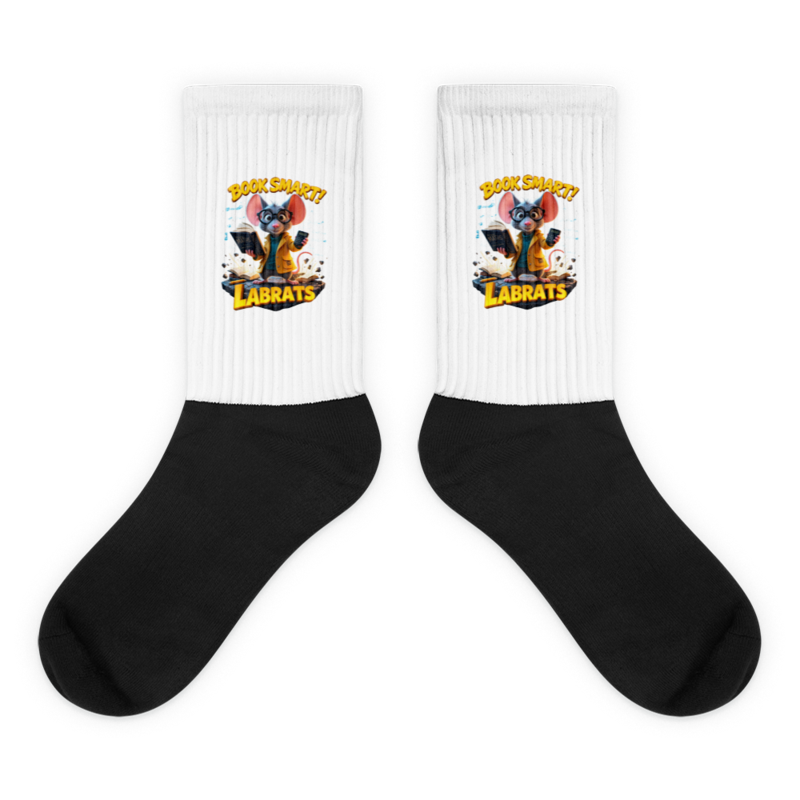 Nibbles Mcsqueak Book Smart Socks