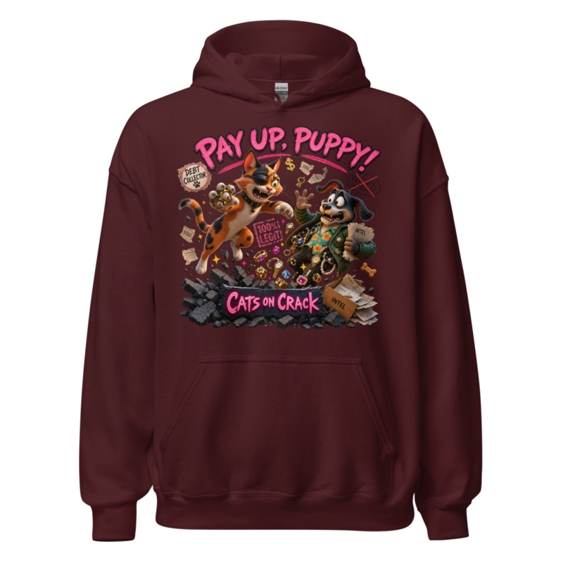 Pay Up Puppy Hoodie