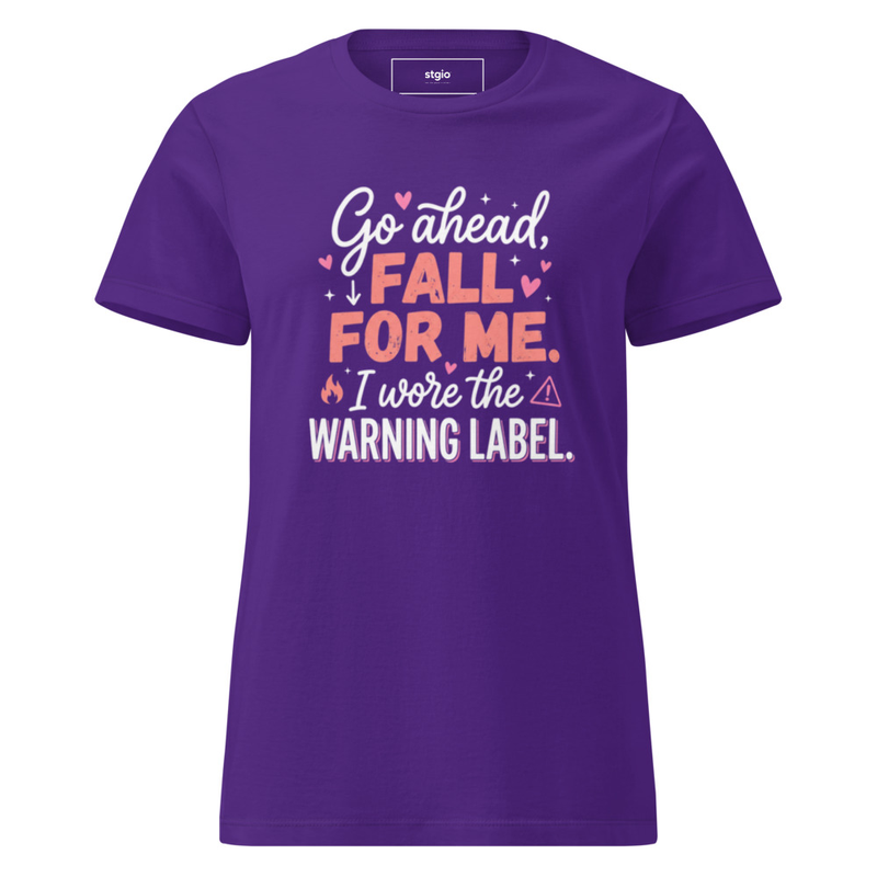 Women’s basic softstyle t-shirt – L, Purple