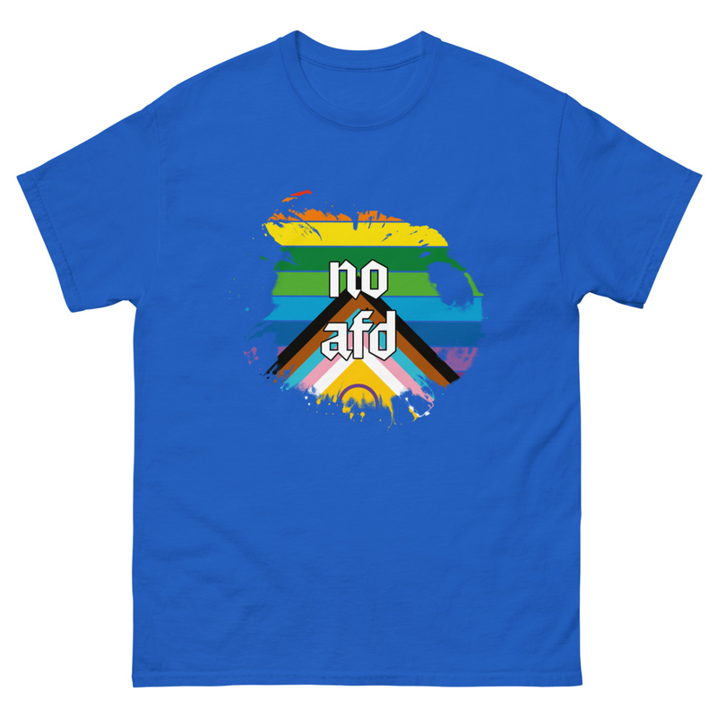 fck afd – Klares Unisex Statement T-Shirt Leipzig