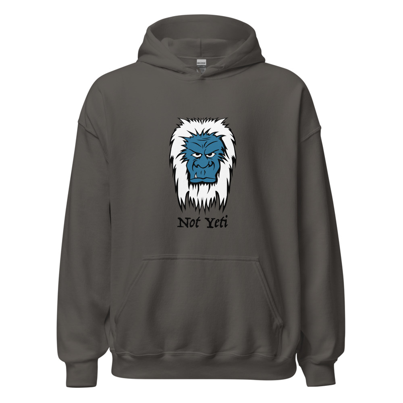 Not Yeti Hoodie — Charcoal