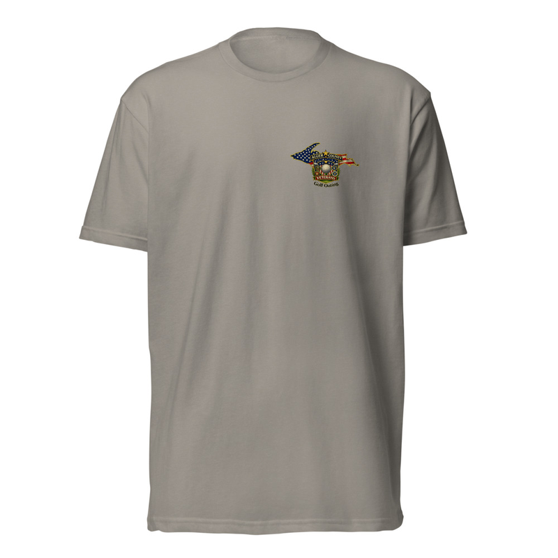 UP Golf Fireworks 250 Unisex Fitted T-Shirt - Next Level 6210 – XS, Stone Grey