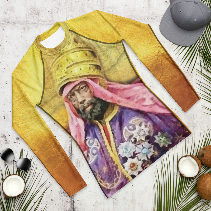Golden Menelik II Sublimation Men's Rash Guard