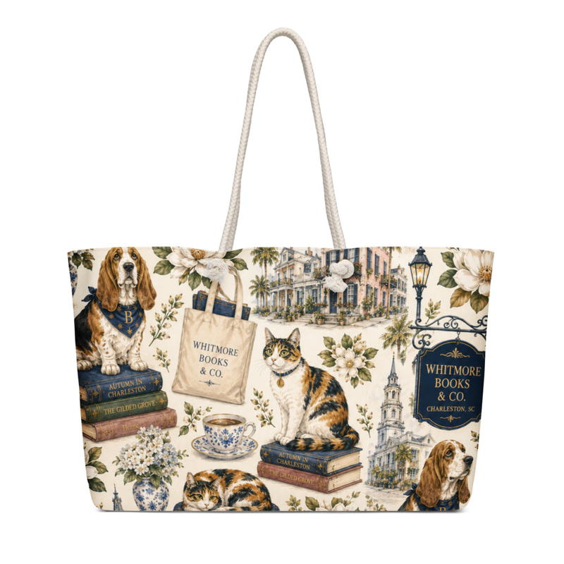 Oversized weekender bag-Whitmore Books & Co, Beau & Emma