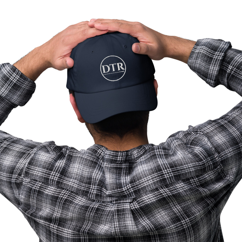 Dad Hat White Logo