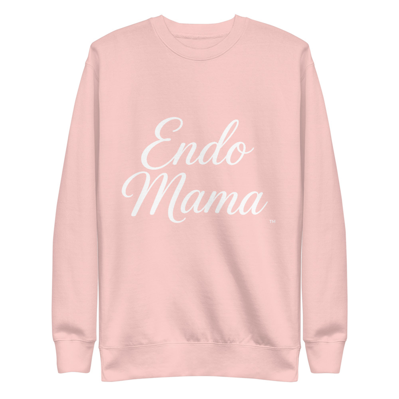 Endo Mama Pink Unisex Premium Sweatshirt – Image 1