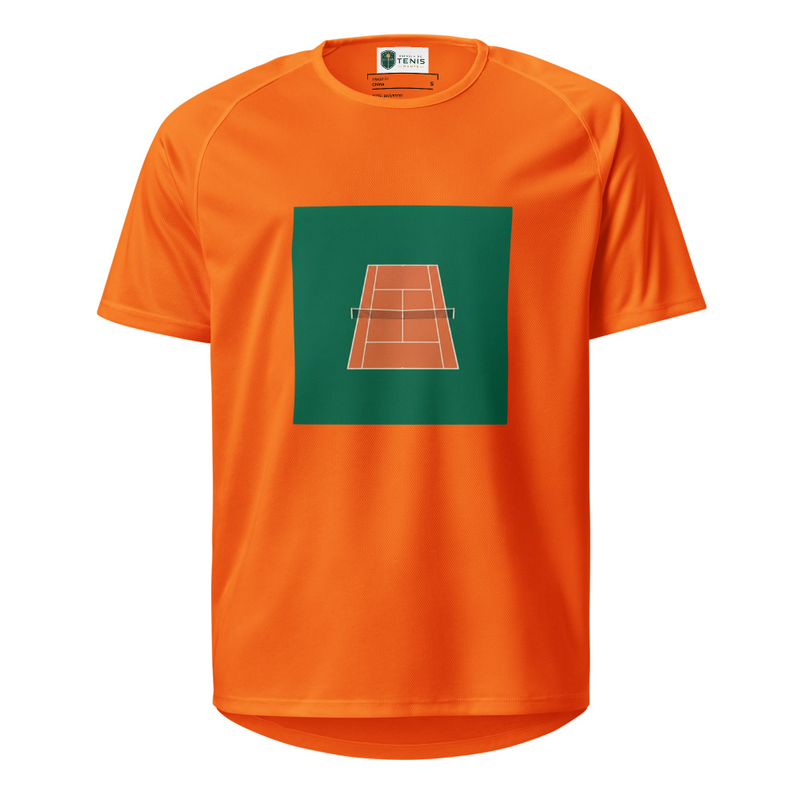 Playera Minimal Court | Escuela de Tenis Mante – XL, Neon Orange