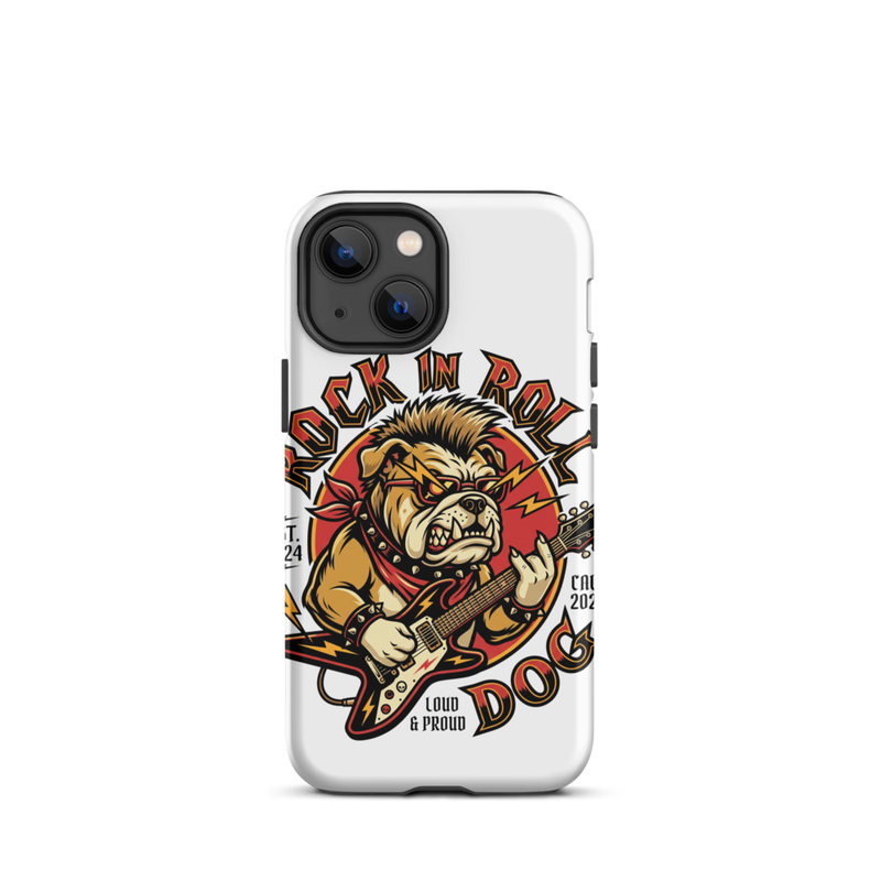 Tough Case for iPhone®: Rock N Roll Dog – iPhone 13 mini, Matte