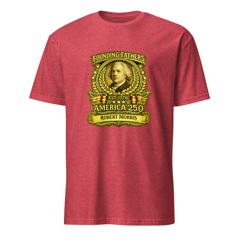Robert Morris Founders Tee - Front Design
