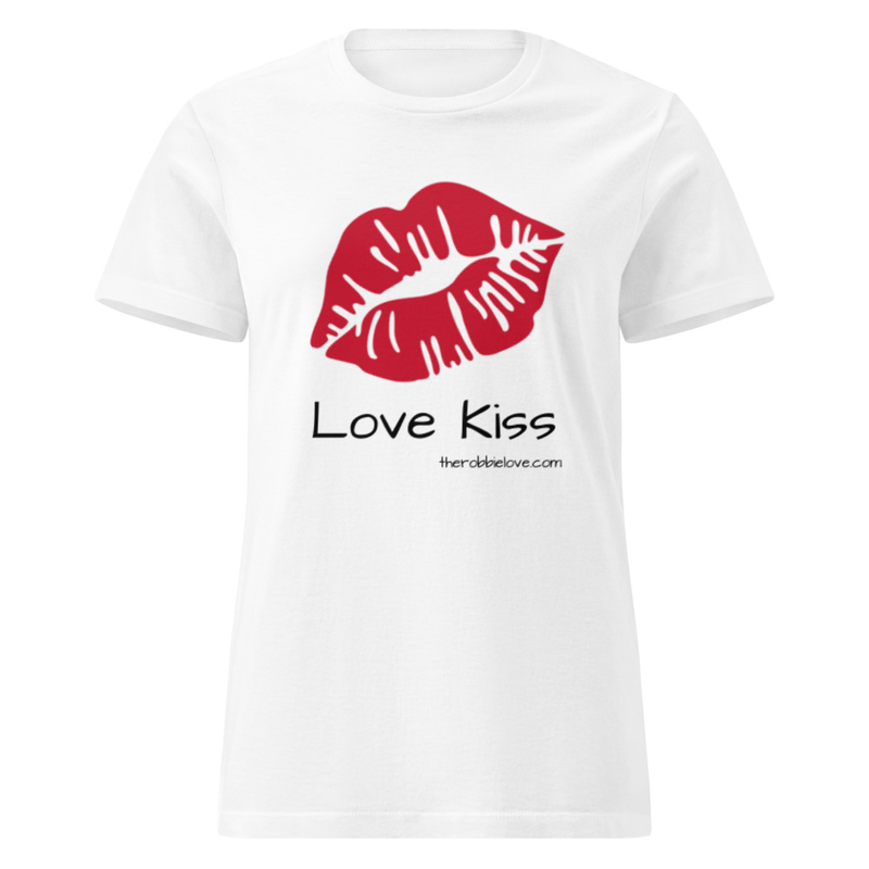 Love Kiss - Women’s basic softstyle t-shirt White S, M, L, XL, 2XL
