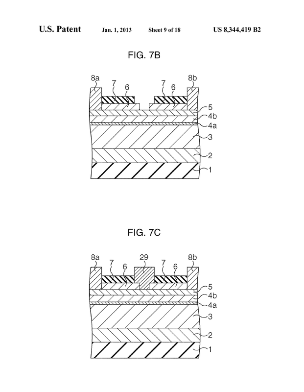 Patent US8344419 - Layers Rising, Space Unfolding - default