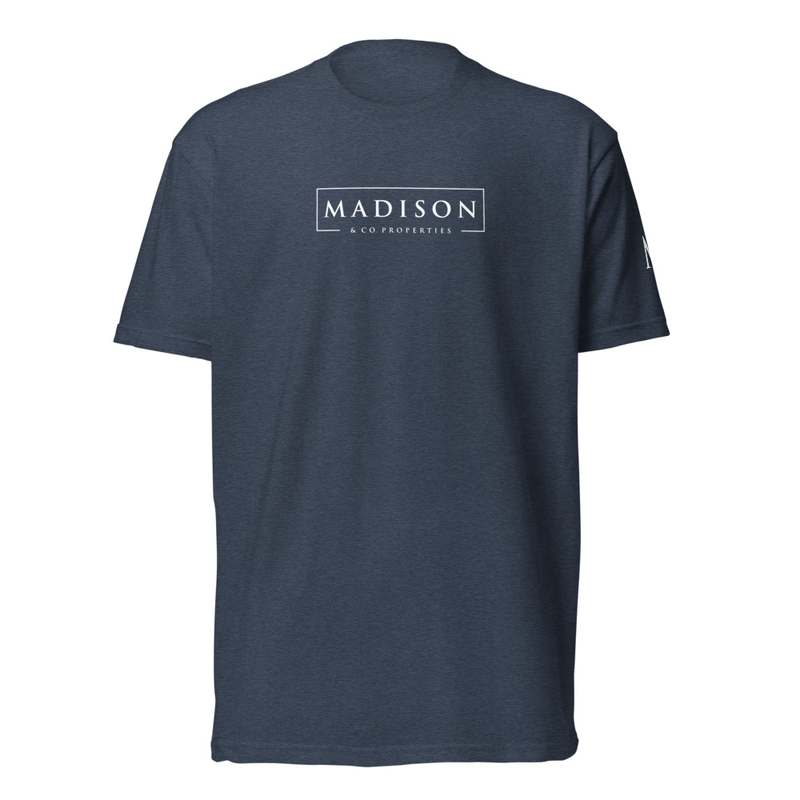 Madison T-Shirt - White – XS, Midnight Navy
