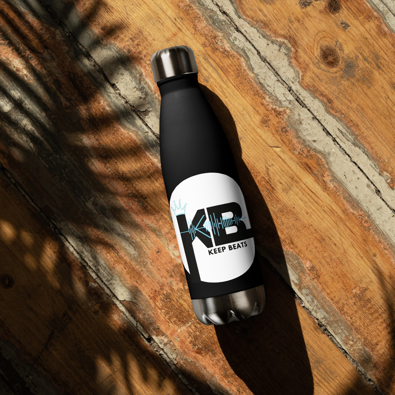 KB Movement Water Bottle – 17 oz, Black