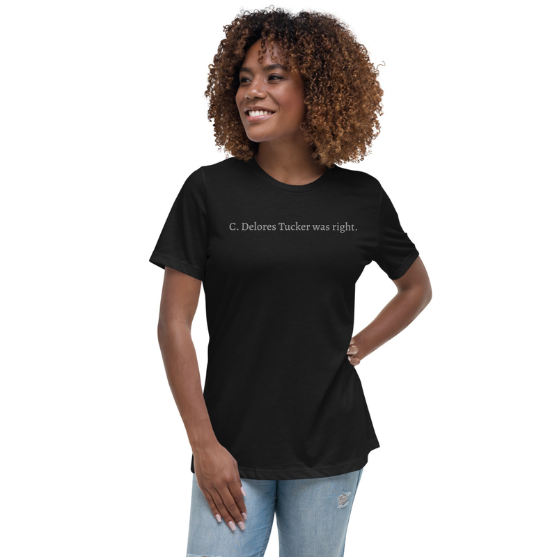C. Delores Tucker Tee - Grey (Women's) – Image 12