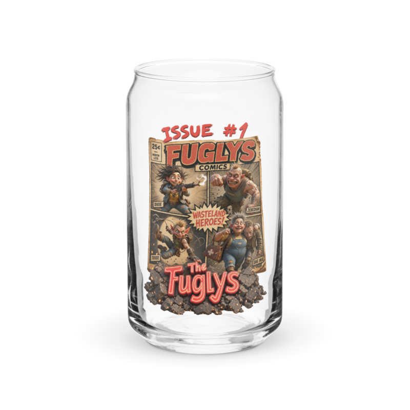The Fuglys - Issue01 16oz Can Glass