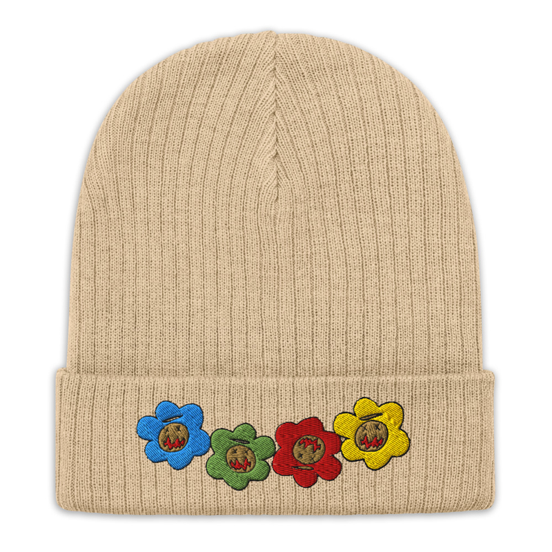 [ Flower Power ] knit beanie