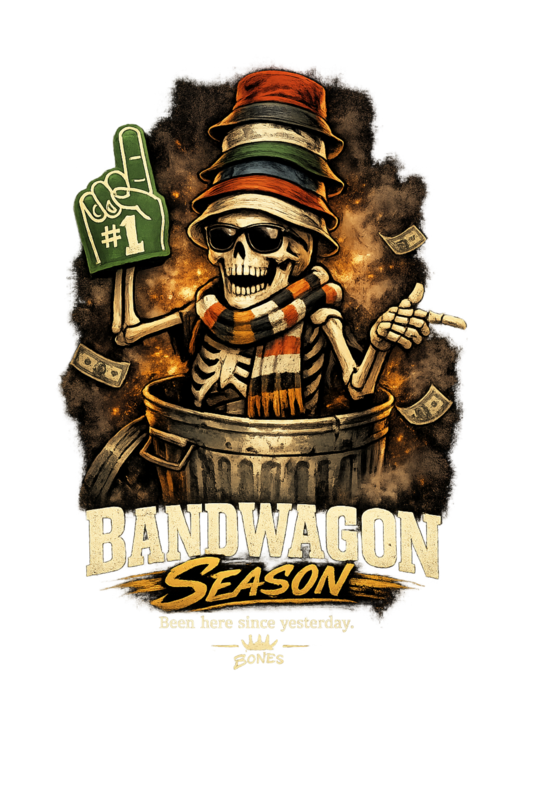 Bandwagon Season Sticker