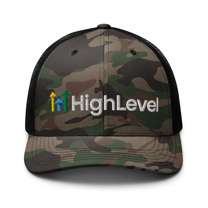 Camo HighLevel Trucker Hat