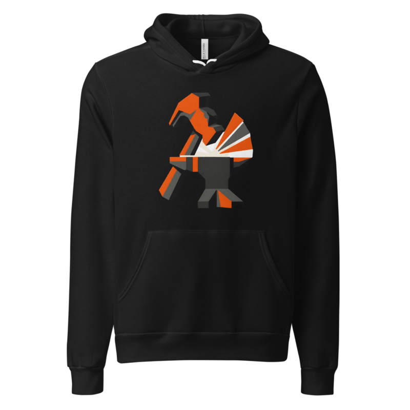 Constructivist Strike Hoodie (Artist Series) mockup