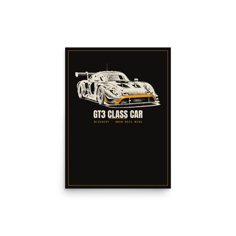 Class Car Poster mockup