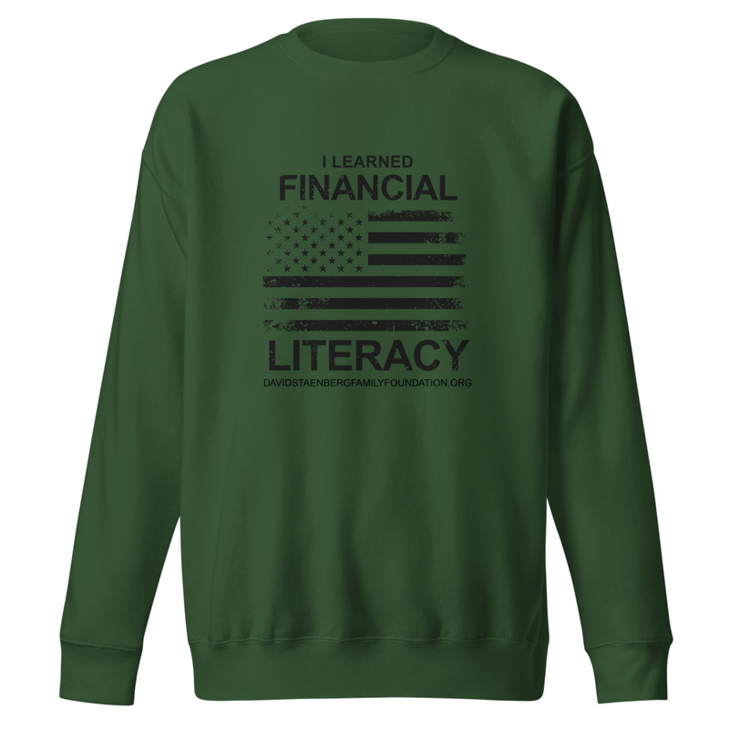 Unisex Premium Sweatshirt | Veteran's Day v2 – XL, Forest Green