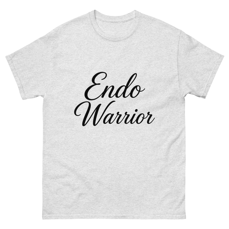 Endo Warrior Unisex Light Gray Classic Tee