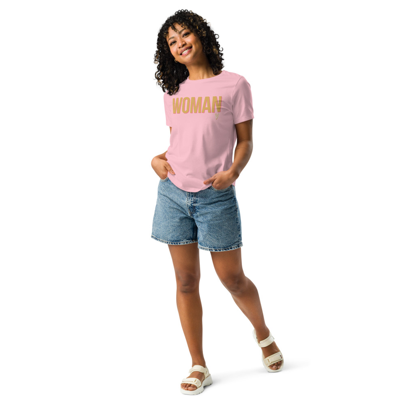 Woman Relaxed T-Shirt – XL, Pink