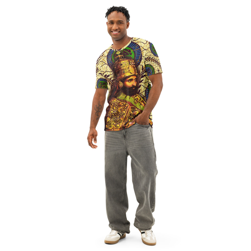 Men’s cotton crew neck t-shirt African Majesty