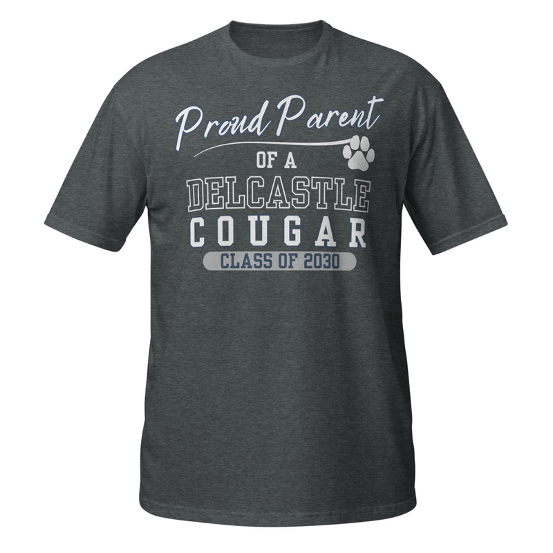 T-Shirt Proud Parent (#2) - Class of 2030 – XL, Dark Heather