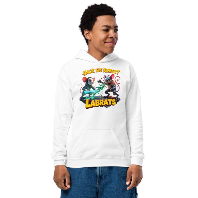Hack The Robot Kids Hoodie
