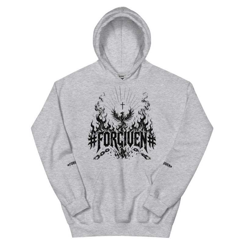 Unisex Distressed FORGIVEN Hoodie