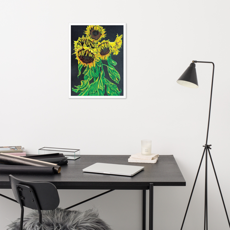 Out Of The Darkness Framed Print