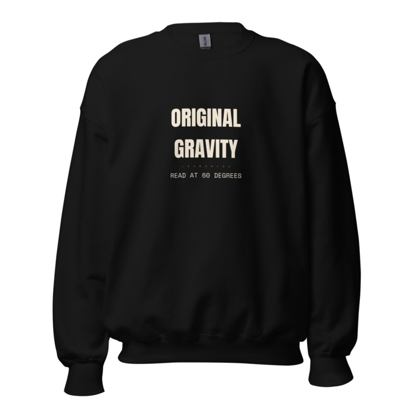 ORIGINAL GRAVITY Crewneck mockup