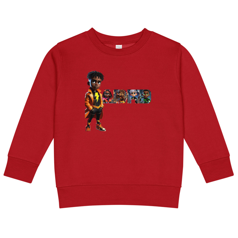 ADHD Kids crew neck sweatshirt – 7, Red