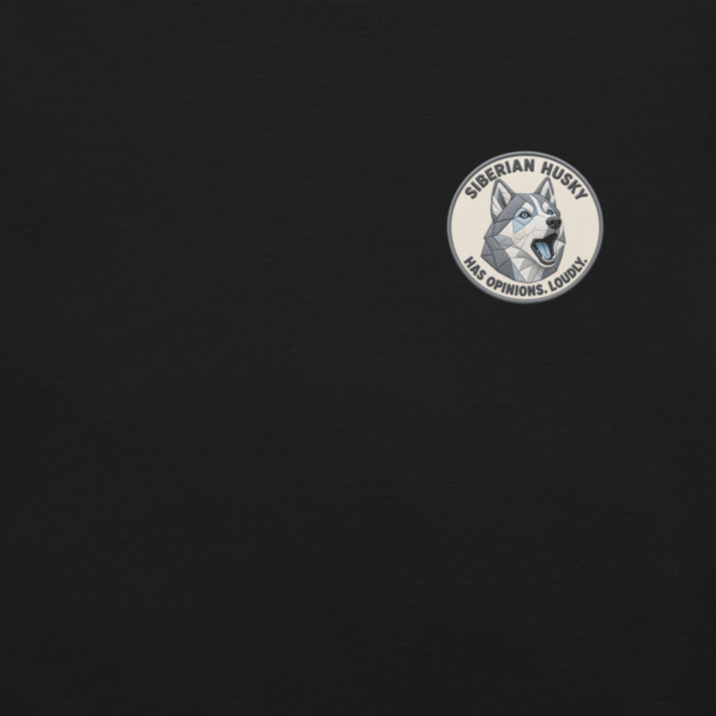 Has Opinions. Loudly. Husky Tee — Floof